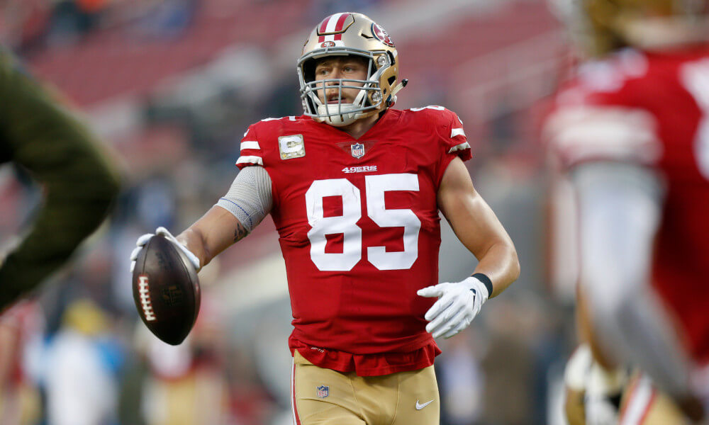 Kittle with the ball