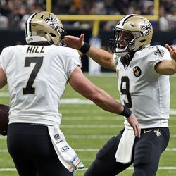 Drew Brees and Taysom Hill