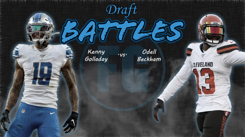 NFL Draft Battles Golladay vs Beckham