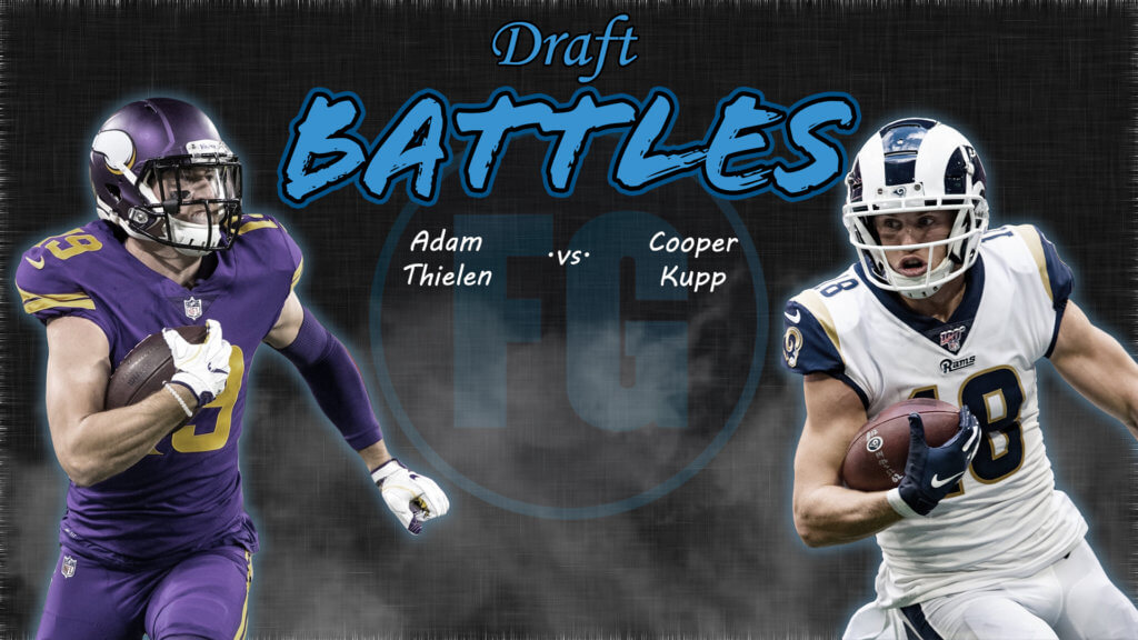 NFL Draft Battles Kupp vs Thielen