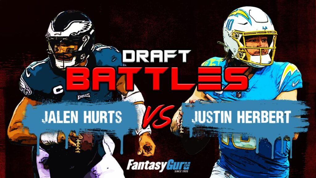 Jalen Hurts vs. Justin Herber Draft Battle