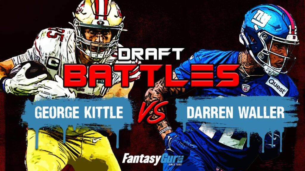 Draft battle George Kittle vs. Darren Waller