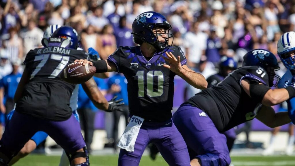 CFB DFS - Josh Hoover TCU QB