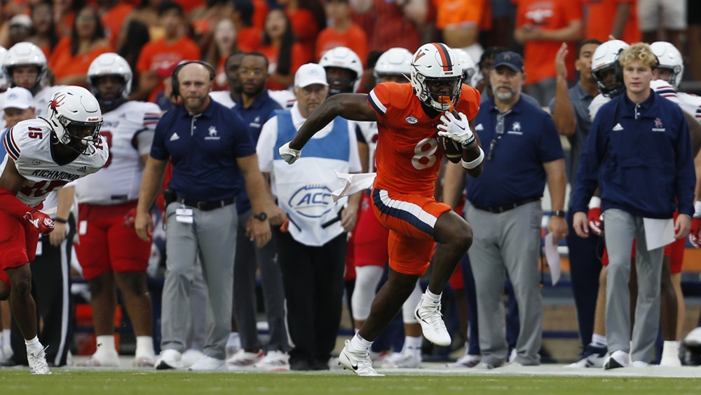 CFB - Malachi Fields, WR (then of Virginia, now with Notre Dame)