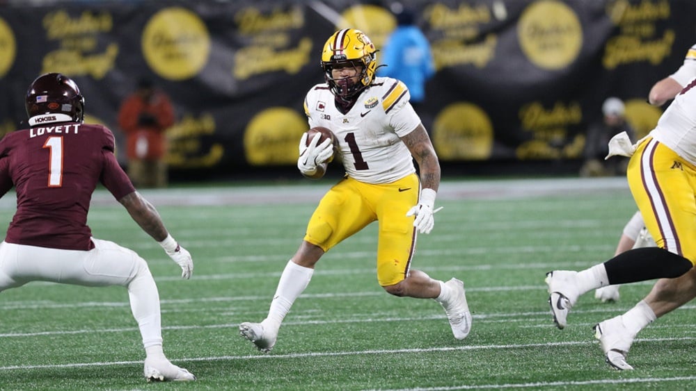 CFB DFS - MINN RB Darius Taylor