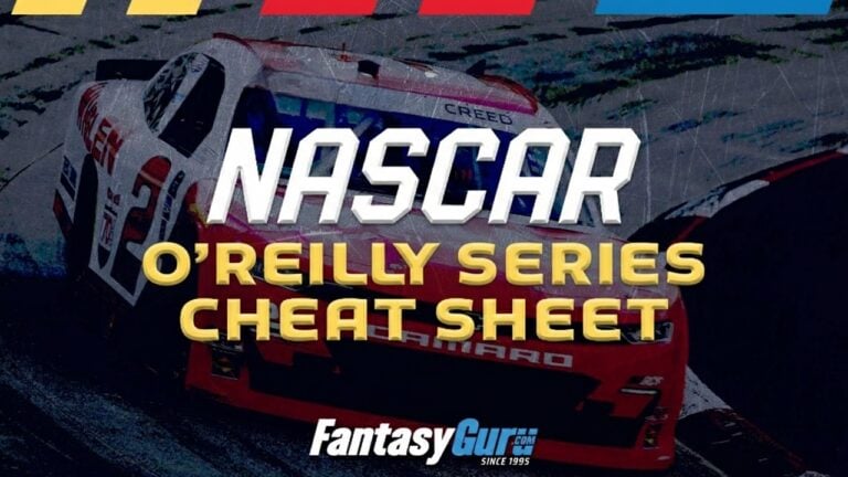 NASCAR Cheat Sheet (O’Reilly Auto Parts Series)